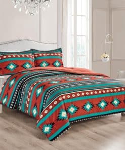 Set de Edredón Chezmoi Collection de 3 Piezas con Estampado