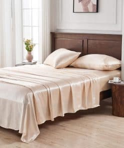 Juego de sábanas de satén Cibhlea Premium King Size - Juego