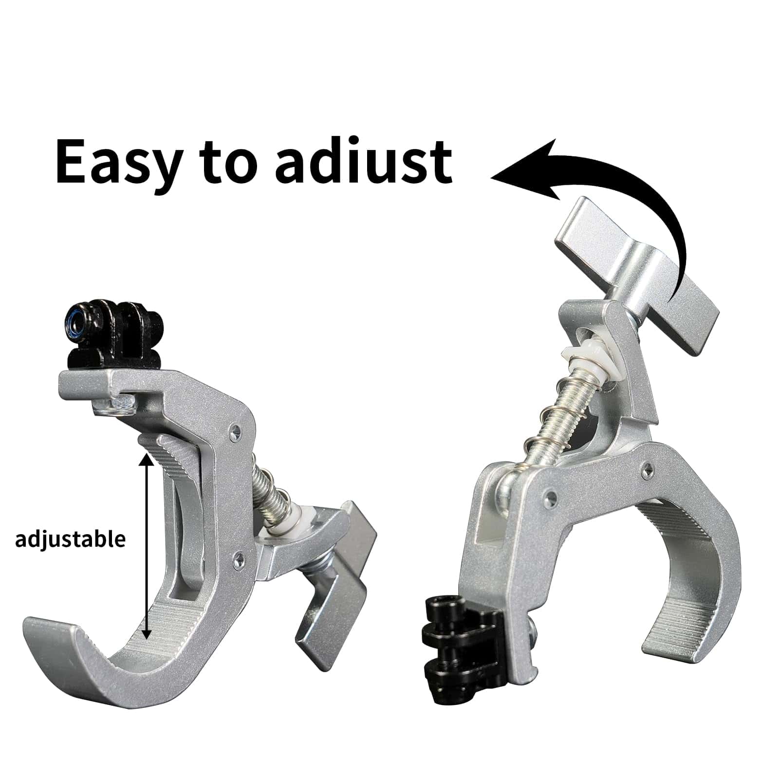 Iverens 8 Pack Truss Clamp C-Clamp Gancho de Luz de - Imagen 7