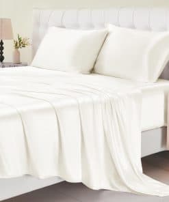 Juego de Sábanas de Satén Cibhlea King Size - Luxuoso Juego