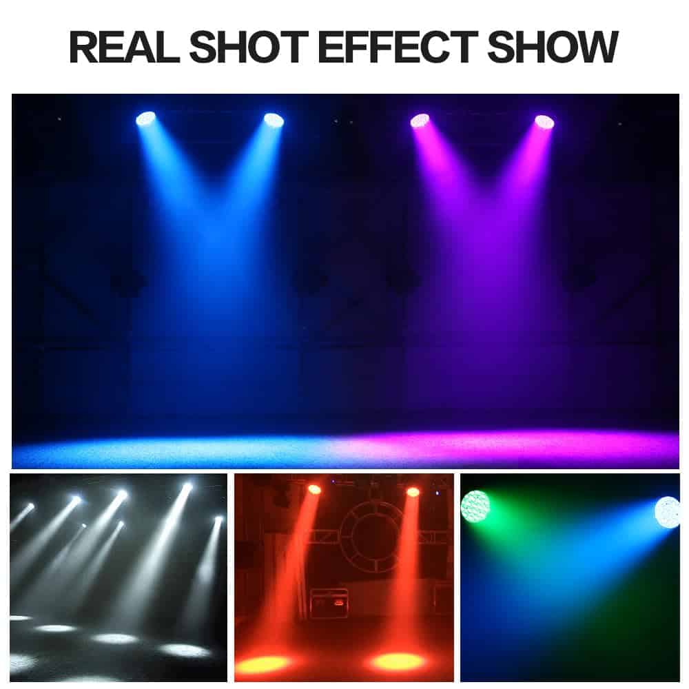 Luces de Escenario Moving Head 19x15W RGBW 4 en 1 Luces Led - Imagen 6