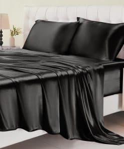 Juego de sábanas de satén Cibhlea King Size - Juego de