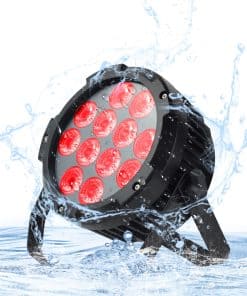 Iverens LED Par Lights 12 X18W IP67 Impermeables RGBWA+UV 6