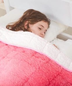 Manta con peso de piel sintética yescool 36"x48" 3lbs,