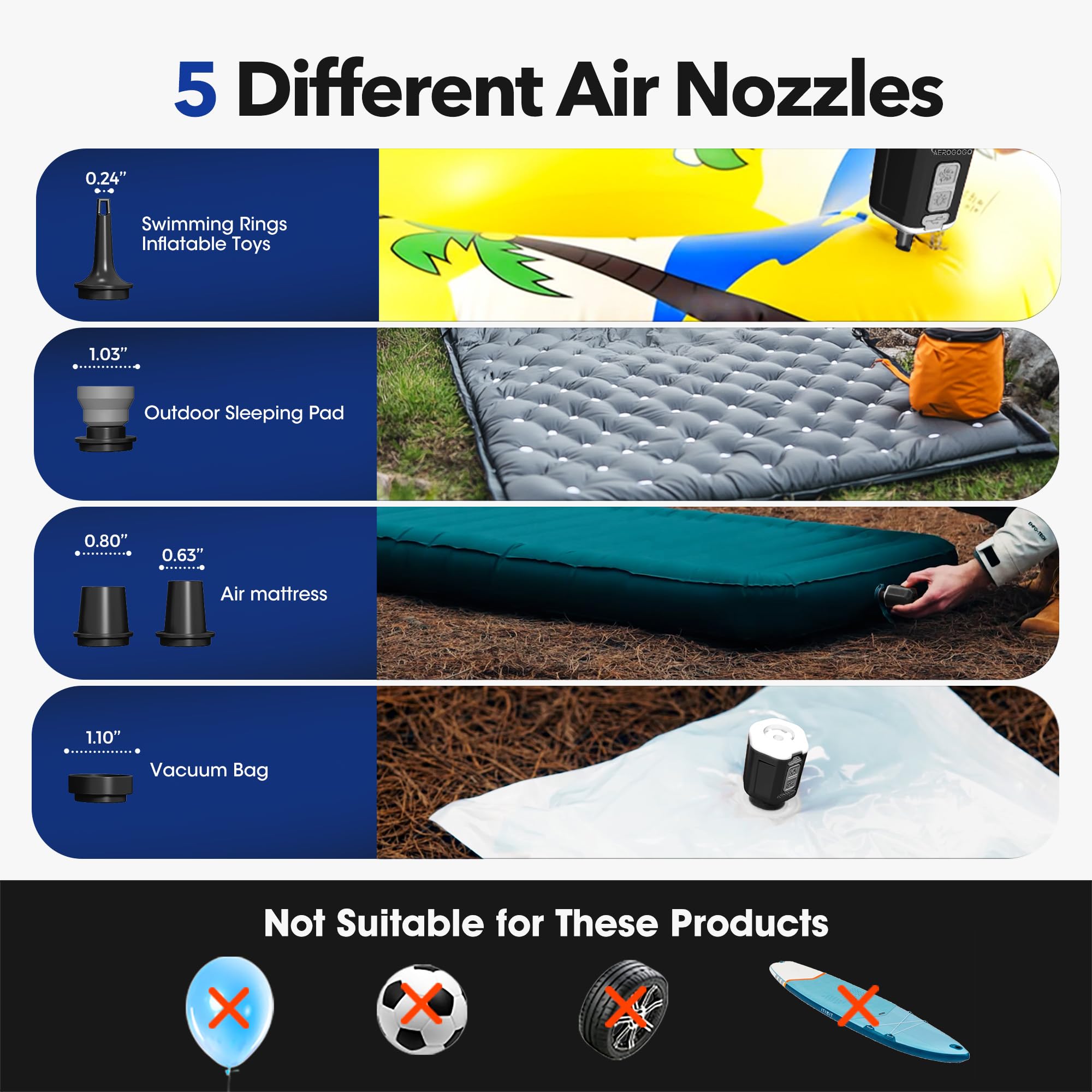 Bomba de Aire Portátil GIGA PUMP 4.0 4.2kPa para Inflables - Imagen 8