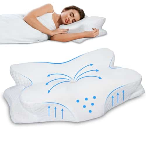 Almohada para el cuello de espuma viscoelástica con memoria