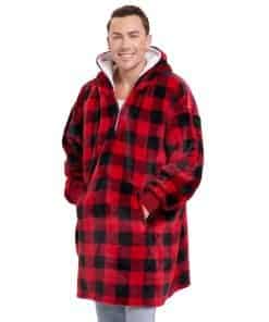 Manta con Capucha Oversized Trekki, Manta Vestible con