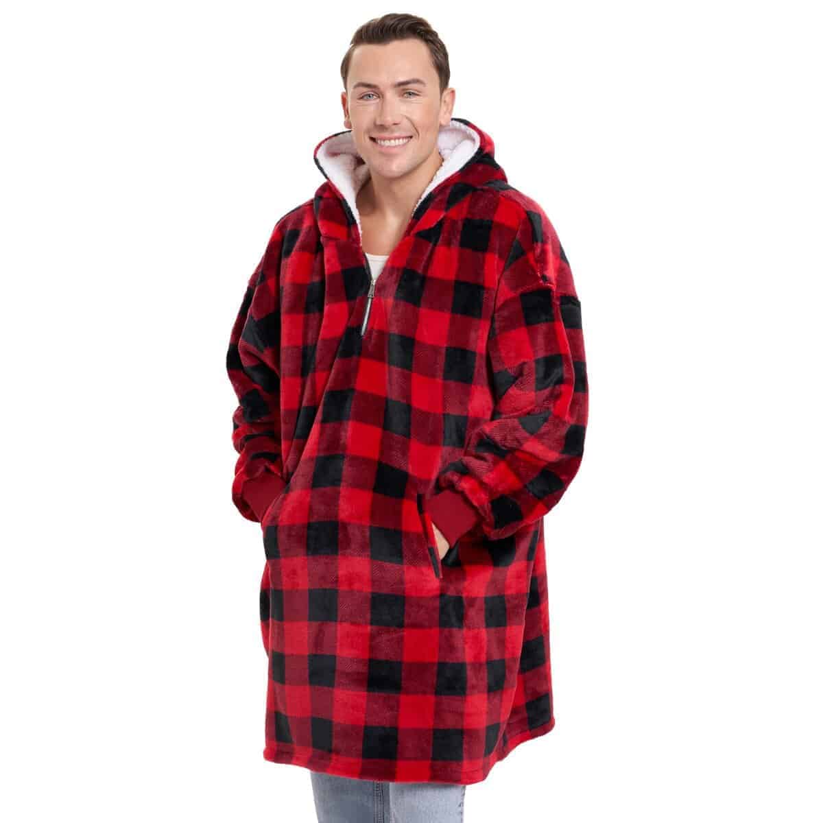 Manta con Capucha Oversized Trekki, Manta Vestible con