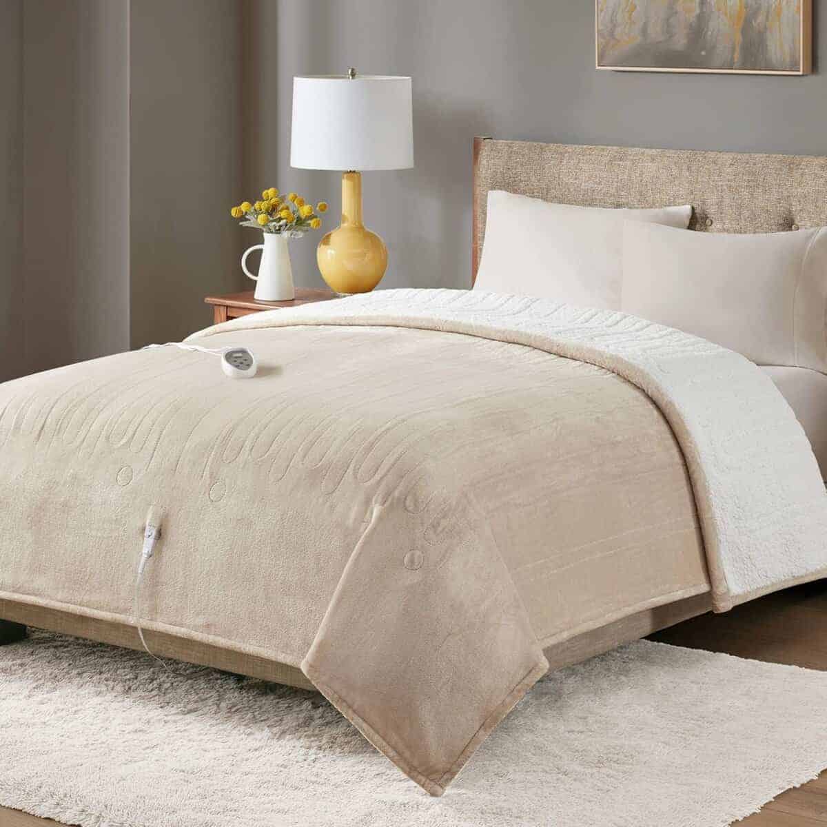 Manta Eléctrica Sherpa Plush Degrees of Comfort, Tamaño