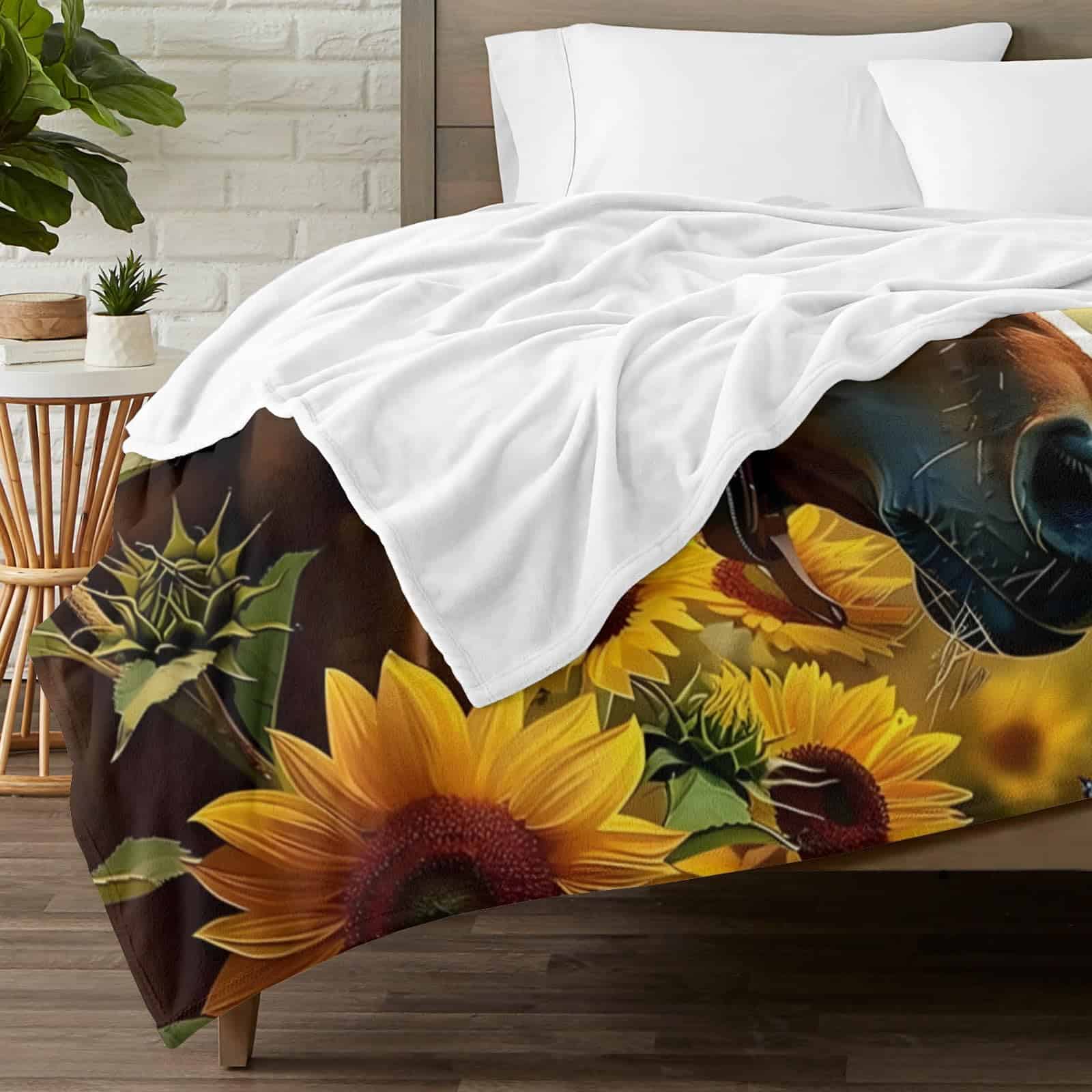 Manta de Caballo Marrón Naniopick 350 GSM Mantas de Franela - Imagen 4