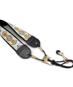 Correa de Cuello para Saxofón con Bordado de Flores de