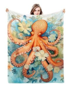 Manta de pulpo Naniopick 350 GSM Manta de franela con