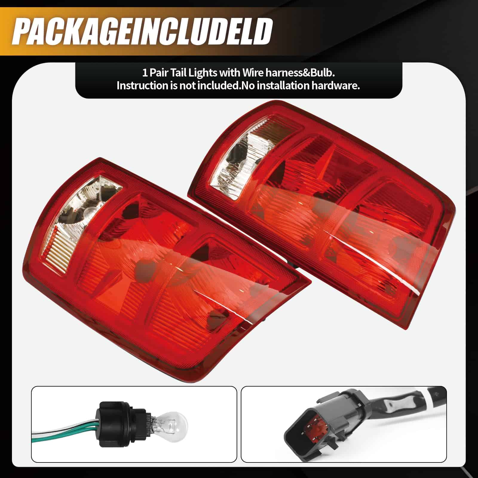 Ensamble de luz trasera YIBONIKA para la camioneta pickup - Imagen 5