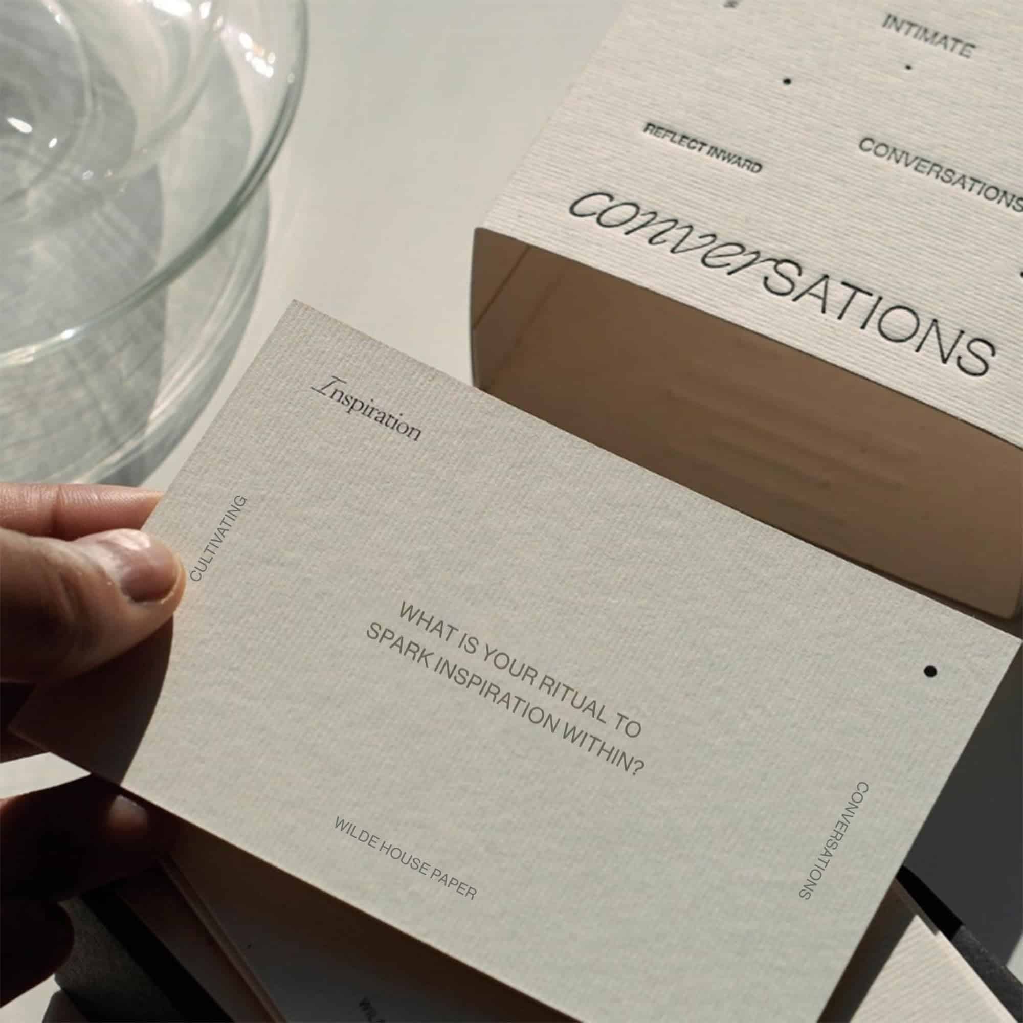 Baraja de Cartas Cultivating Conversations de Wilde House - Imagen 6