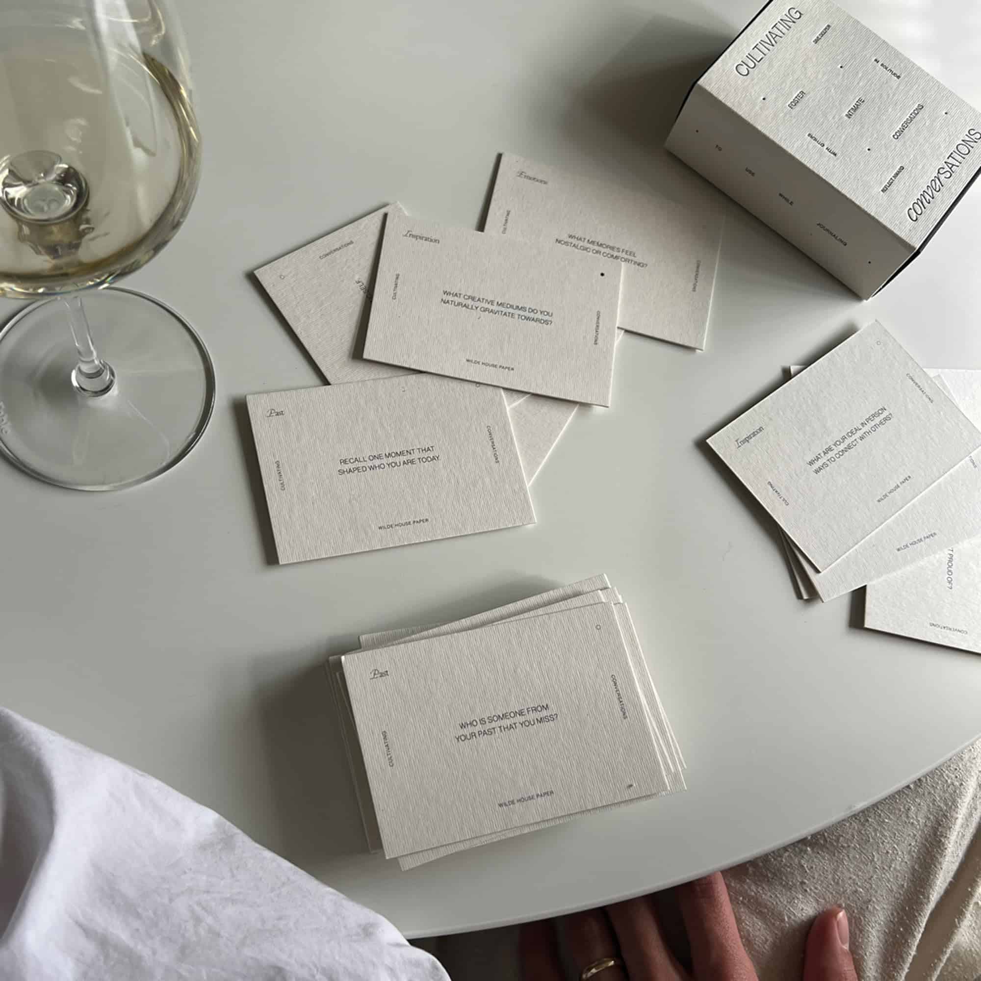 Baraja de Cartas Cultivating Conversations de Wilde House - Imagen 4