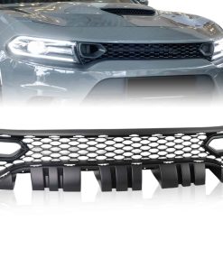 Parrilla Frontal Superior Negra Compatible con Dodge