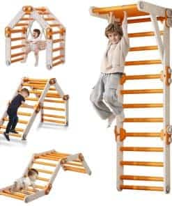 HTWELL Juguetes de Escalada para Niños, Set de Triángulo