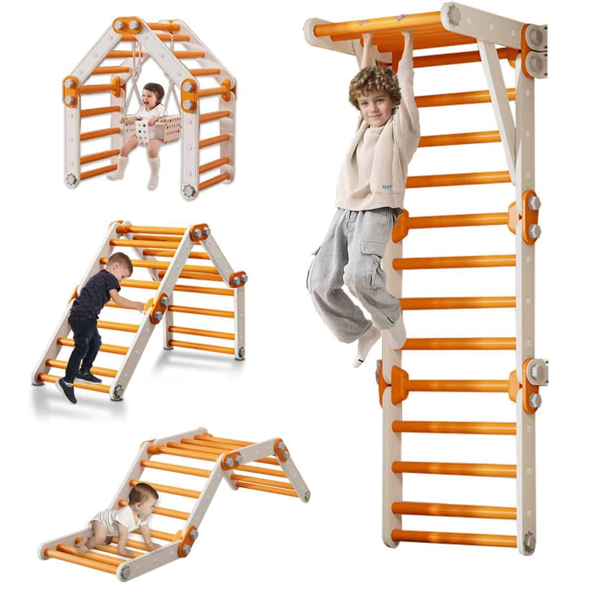 HTWELL Juguetes de Escalada para Niños, Set de Triángulo