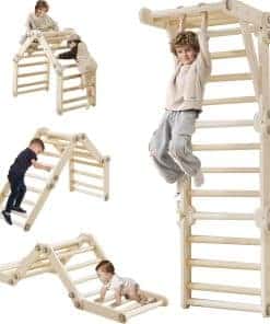 Juguetes de Escalada para Niños HTWELL, Set de Triángulo