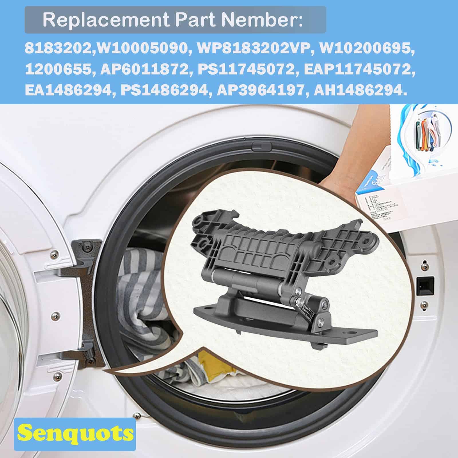 Bisagra de Puerta para Lavadora WP8183202 - Compatible con - Imagen 4