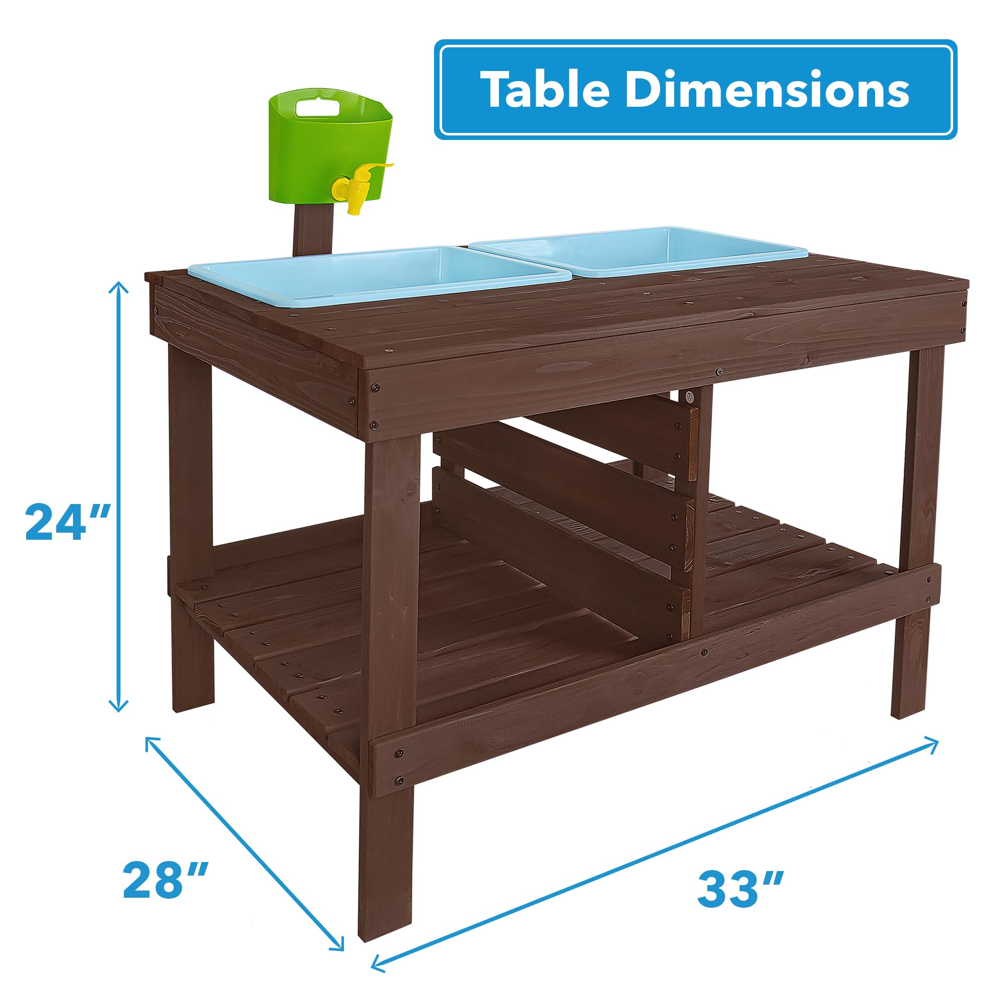 Mesa de Arena y Agua para Niños de WONKAWOO | Mesa - Imagen 8
