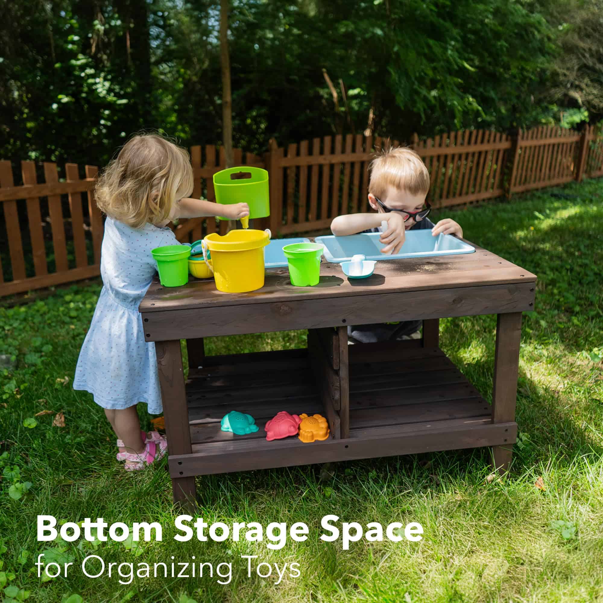 Mesa de Arena y Agua para Niños de WONKAWOO | Mesa - Imagen 7