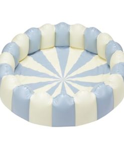 Piscina Inflable a Rayas Petites Pommes para -Azul Nórdico