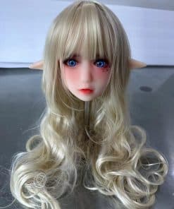 Muñeca elfa hermosa y encantadora con agujero oral, cabeza