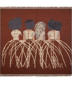 Manta de tapiz tejida Pardon My Fro Royal Brown