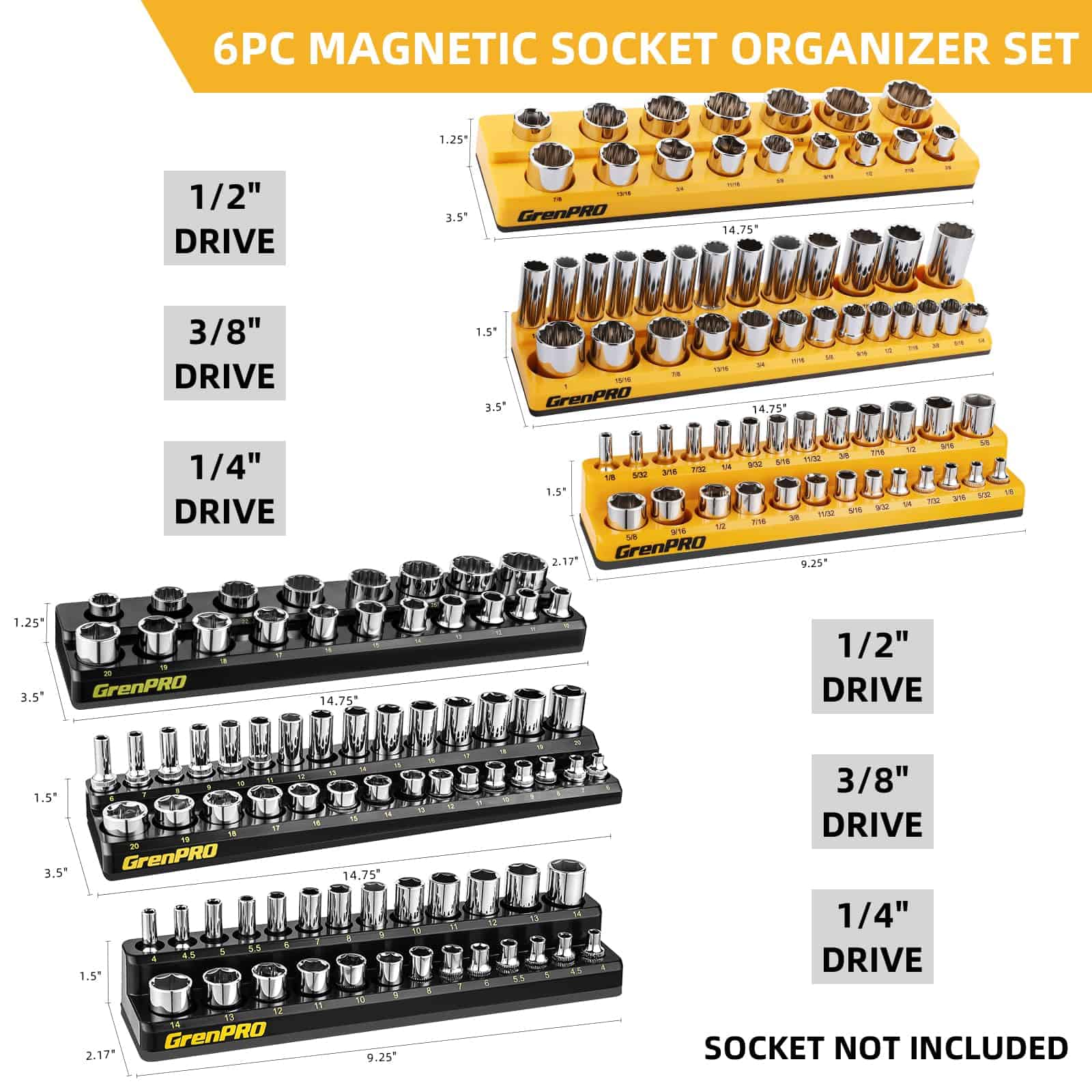 Set de 6 Porta-vasos para Llaves de Vaso - Imagen 3