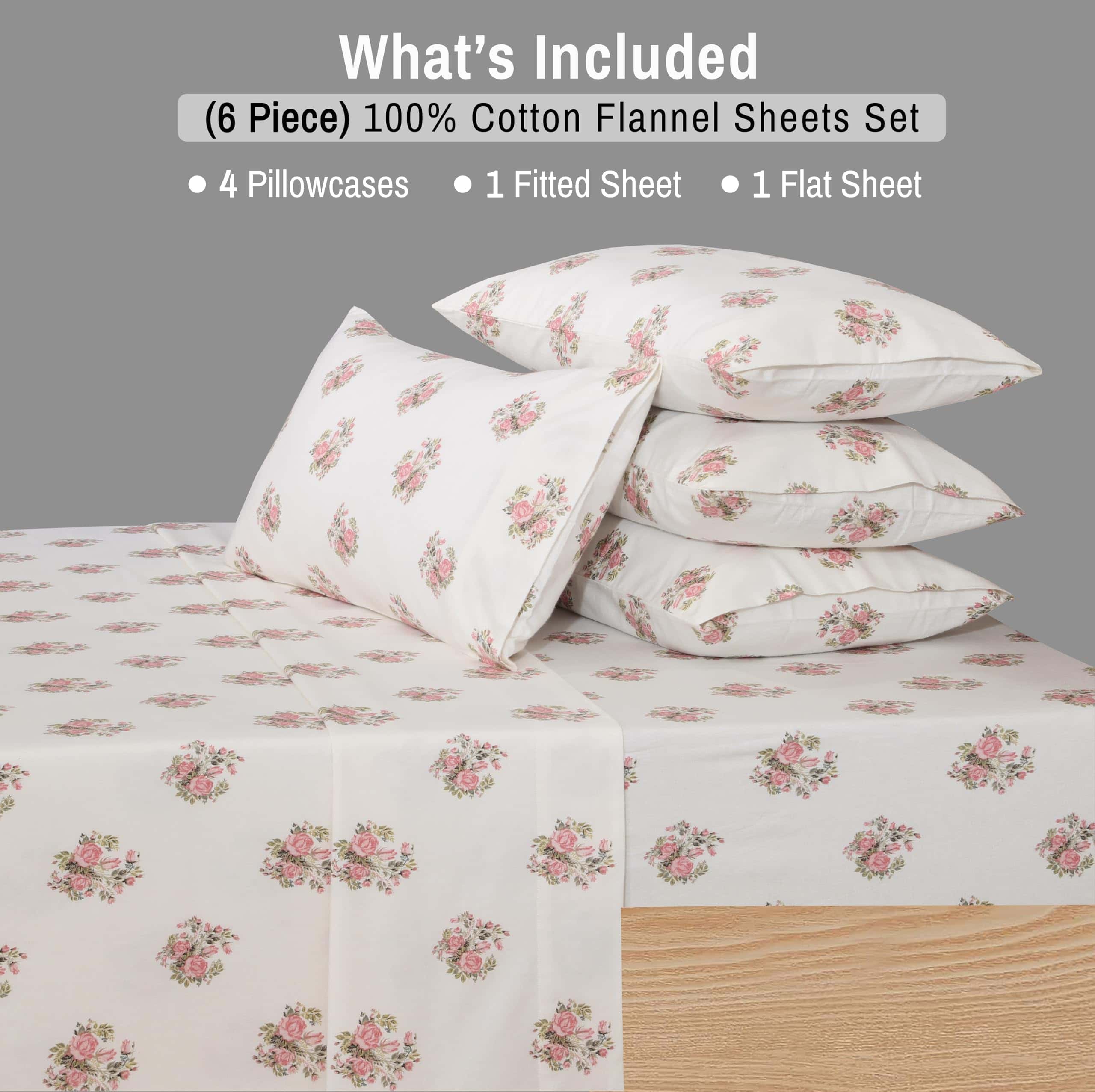 Juego de Sábanas de Franela RUVANTI Tamaño Completo 6 - Imagen 6