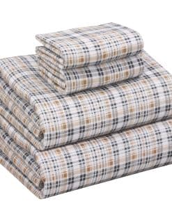 Juego de Sábanas de Franela RUVANTI Tamaño -Arena