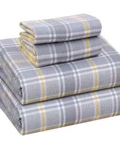 Juego de sábanas de franela RUVANTI tamaño Twin 4 Pzs -