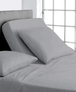 Juego de sábanas divididas para cama -Plata