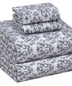 Juego de sábanas de franela RUVANTI tamaño -Damasco