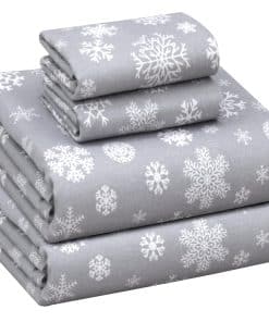 Juego de sábanas King RUVANTI de Franela - 100% Algodón