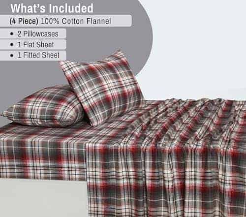 Juego de Sábanas de Franela Tamaño California King RUVANTI - Imagen 8