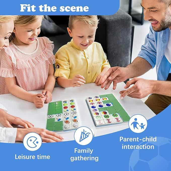 Juego de Bloques Mahjong BECKVEC-Seaside Escape, 65 - Imagen 3