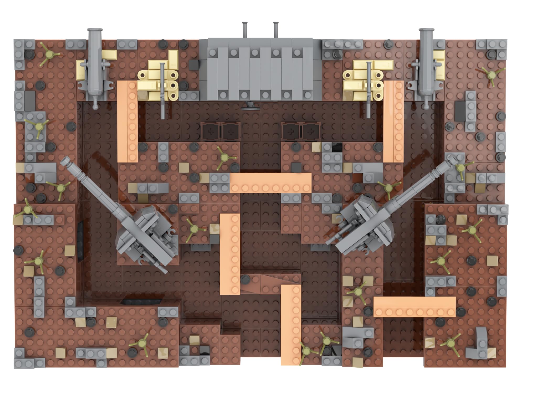 Bloques de construcción de trincheras de base militar de la - Imagen 8