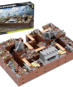 Bloques de construcción de trincheras de base militar de la