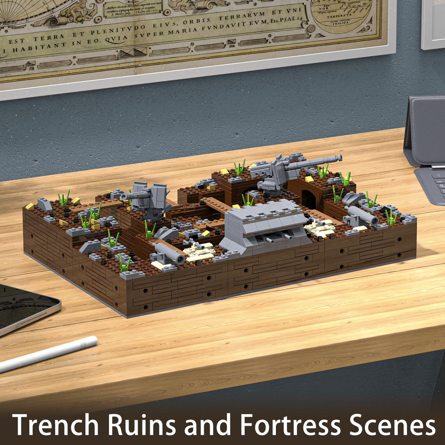 Bloques de construcción de trincheras de base militar de la - Imagen 4