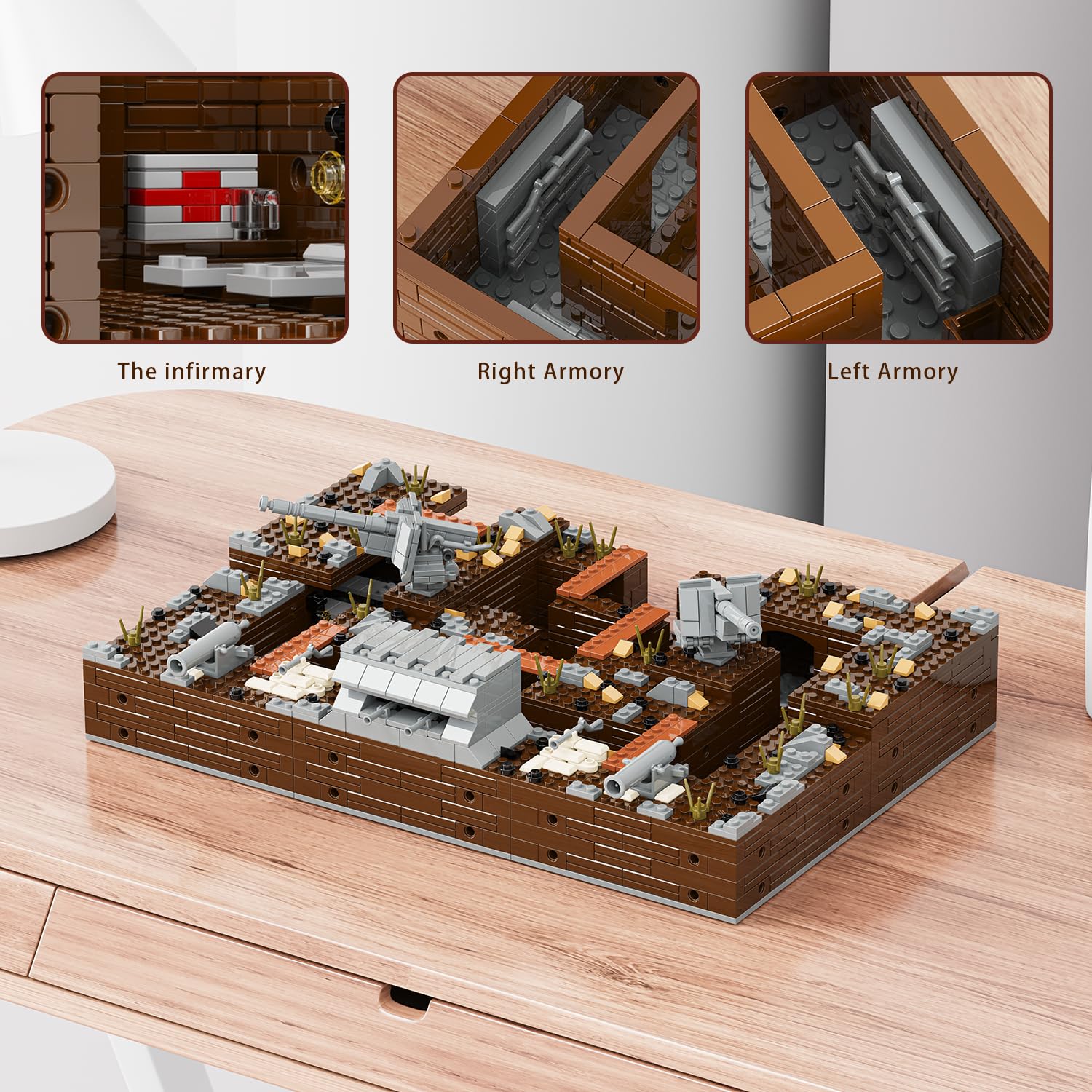 Bloques de construcción de trincheras de base militar de la - Imagen 5