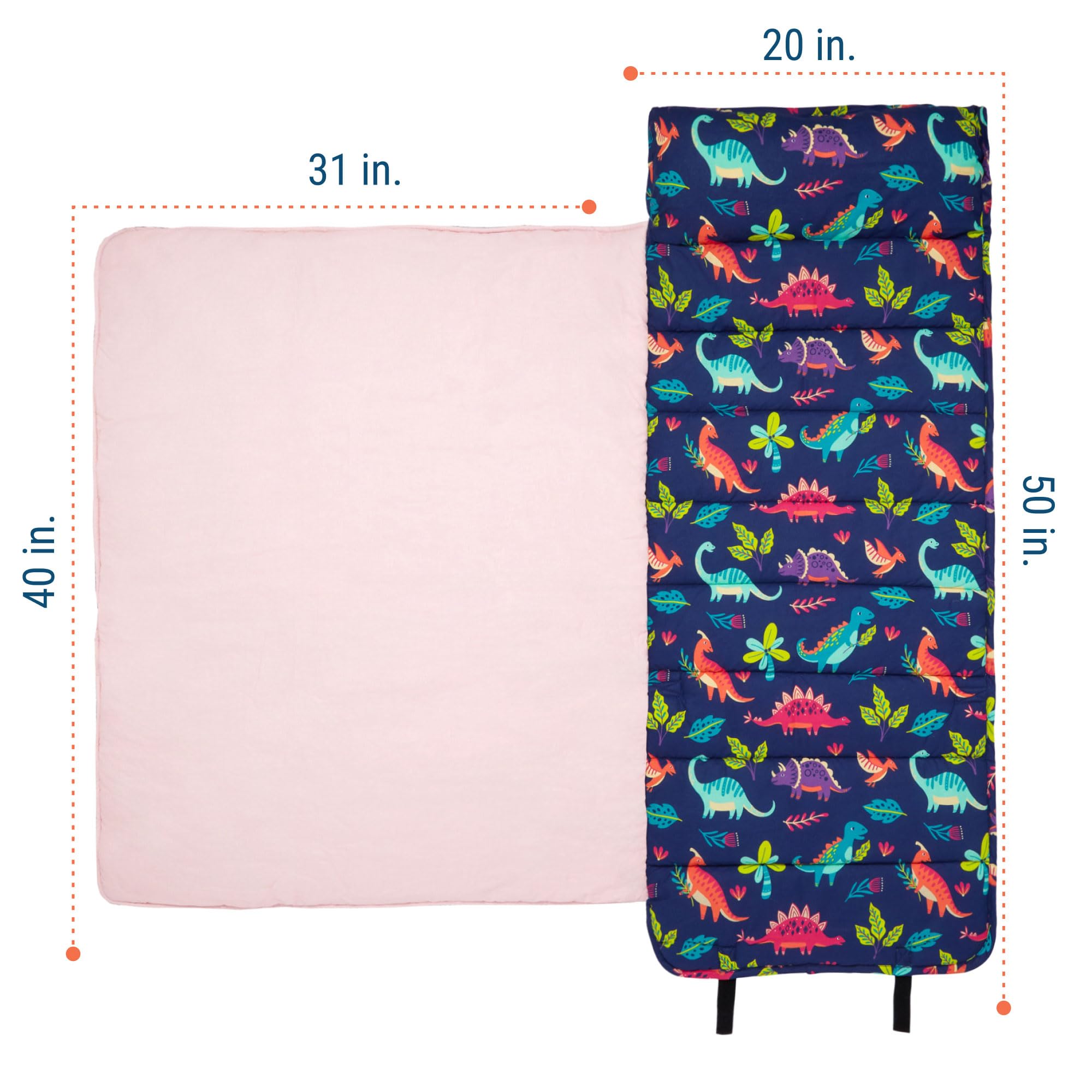 Wildkin Original Nap Mat con Almohada -Dinosaurios Encantado - Imagen 6