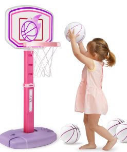 Aro de Baloncesto para Niños JOYIN, Canasta Ajustable con 4