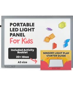 Panel de Luz LED Portátil Toyometry con Cuaderno de