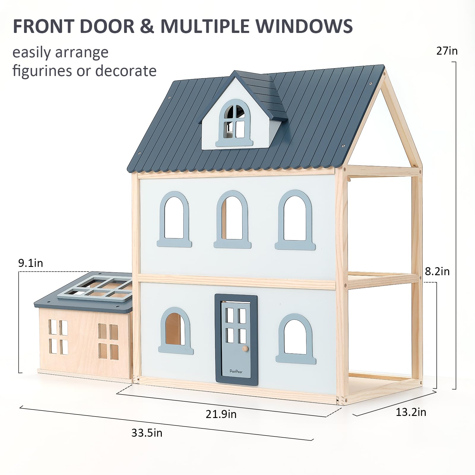 Casa de Muñecas de Madera PairPear, Kit de Casa de Muñecas - Imagen 7