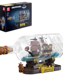 Mould King Barco en una Botella Bloques de Construcción,