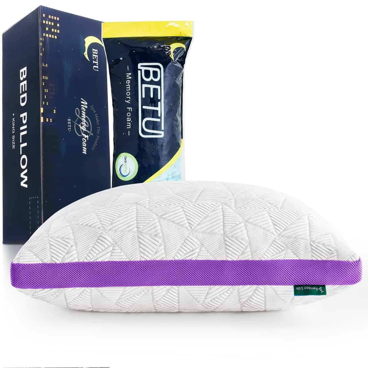 Almohada de Gel de Espuma Viscoelástica BETU para Cama King - Imagen 8
