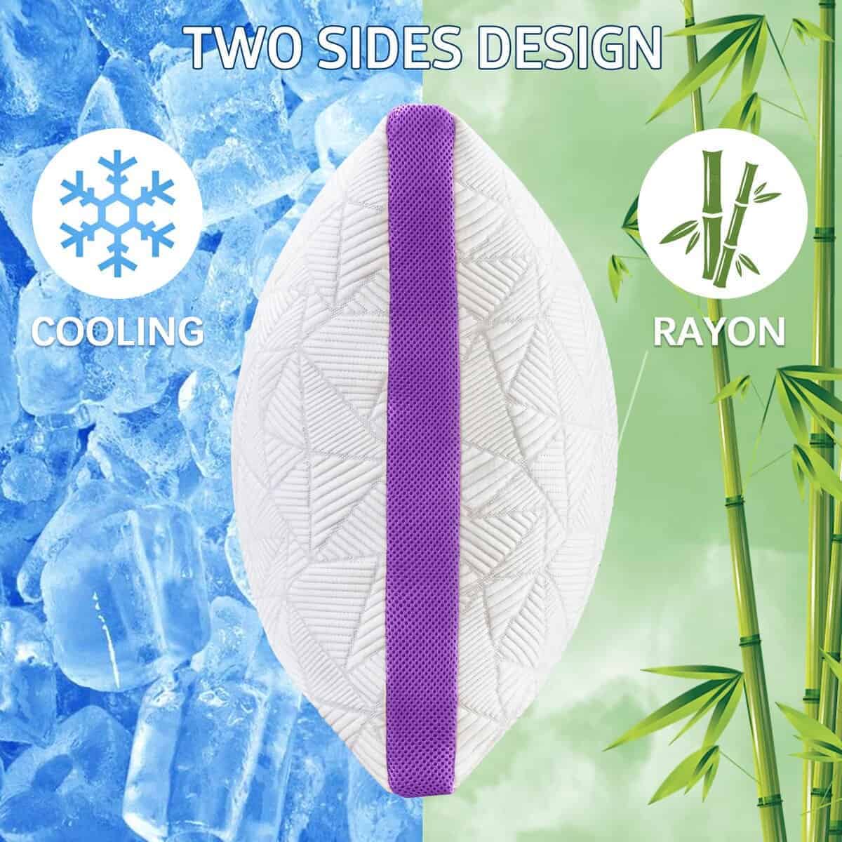 Almohada de Gel de Espuma Viscoelástica BETU Queen Size, - Imagen 3