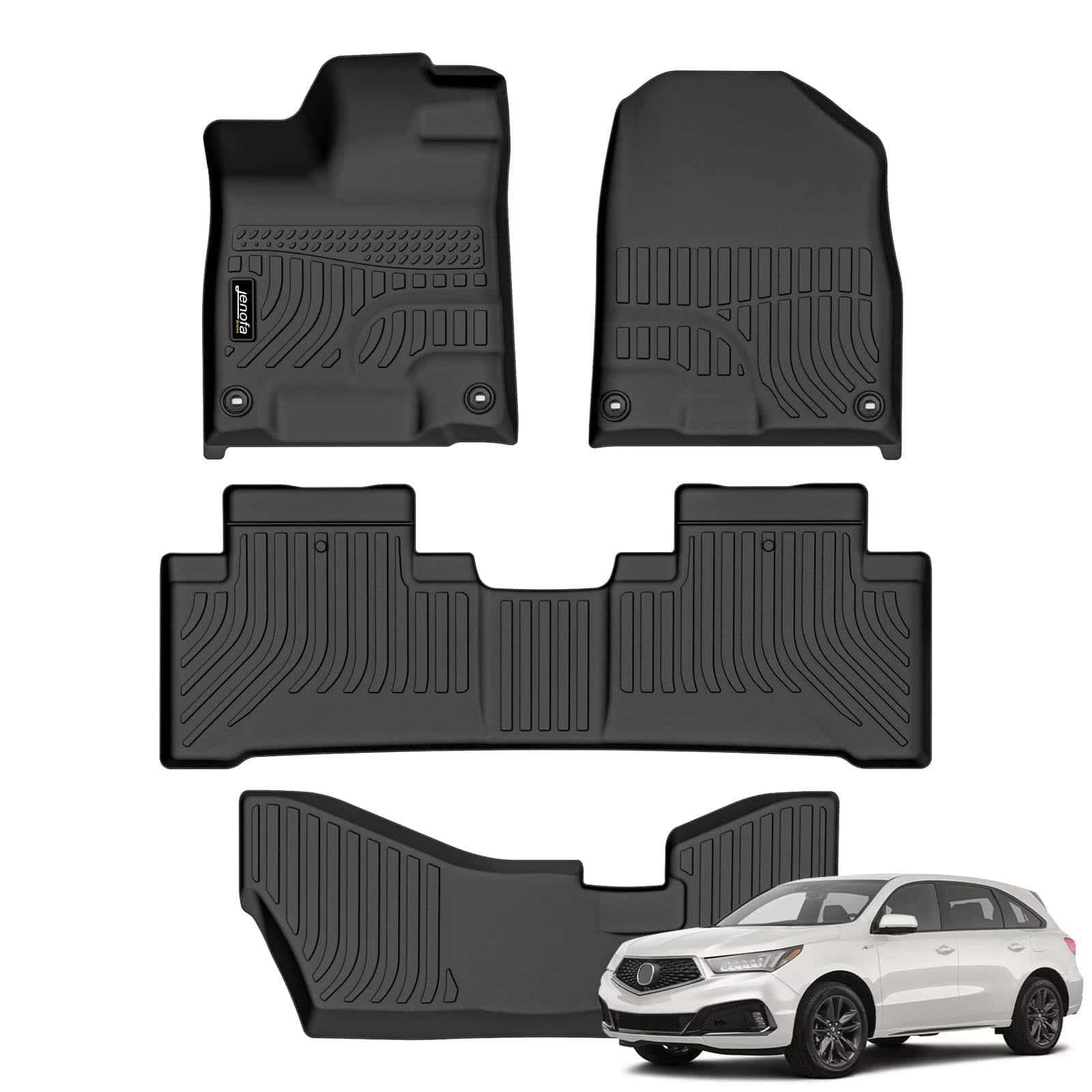 Tapetes para piso Jenofa para Acura Mdx 2014-2021 Forro
